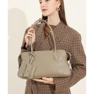 ショルダーバッグ バッグ 「 NiiNa / ニーナ 」高品質牛革横長ショルダー＆ミニケースセットバッグ レディース