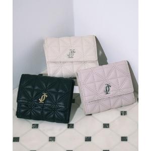ミニ 財布 「再入荷」クロスJ キルト三つ折りウォレット レディース