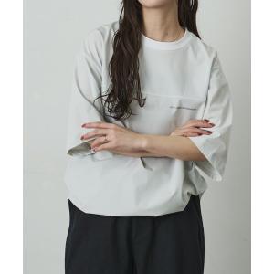 tシャツ 接触冷感リフレクタープリント切替Tシャツ メンズ
