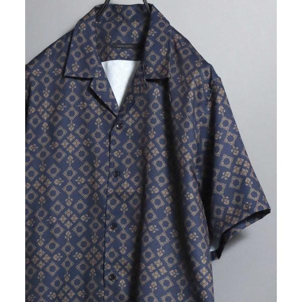 アロハシャツ シャツ 半袖 Printed Georgette Short-Sleeve Shirt...