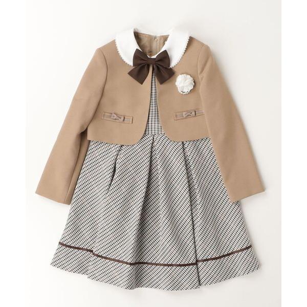 「CHOPIN」 「KIDS」セットアップ 130cm ベージュ キッズ