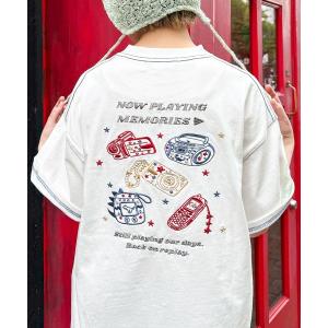 tシャツ 半袖 00’s Gadges刺しゅうTEE レディース