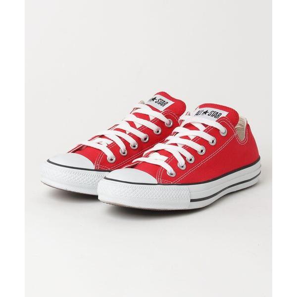「CONVERSE」 ローカットスニーカー 6.5 レッド レディース