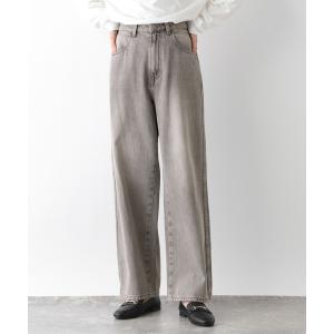 「GLOBAL WORK」 デニムパンツ SMALL ライトグレー レディース