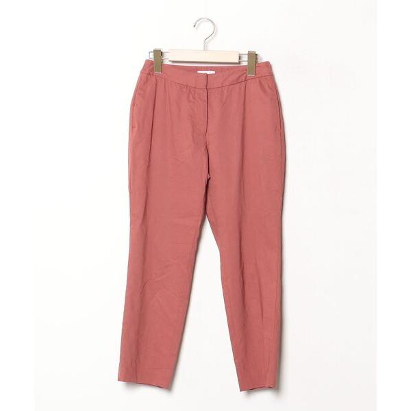 「PLST」 クロップドパンツ X-SMALL レッド レディース