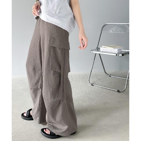 「Java」 カーゴパンツ MEDIUM モカ レディース