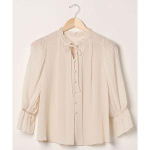 「JILL STUART」 7分袖ブラウス SMALL ベージュ レディース