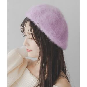 「JULIA BOUTIQUE」 ベレー帽 ONE パープル レディース