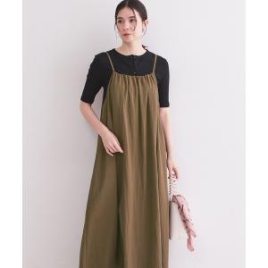 ワンピース フレアキャミワンピース「洗濯機OK」