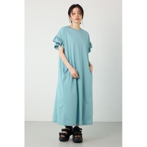 ワンピース FREEZE LIGHTフリルスリーブマキシワンピース