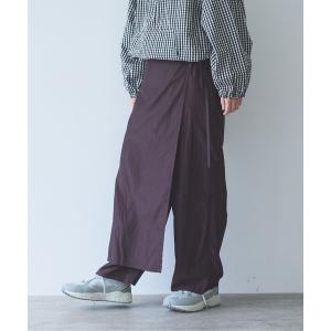 パンツ cotton cupra product dye wrap pants レディース