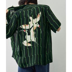 NIPOALOHA（ニポアロハ） ： SILK SHORT SLEEVE ALOHA SHIRT〈COCK