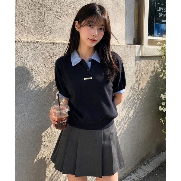 ポロシャツ ポロ 「GENERAL IDEA」シャツカラーピケハーフニット / SHIRT COLL...