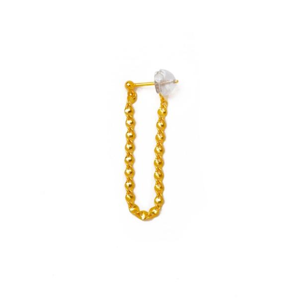 ピアス 「les bonbon」K18 aria drape pierce single/アリア ド...