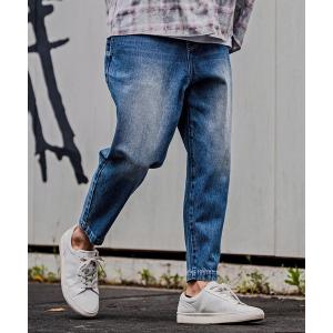 ジーンズ mp15103-Balloon Silhouette Belted Denim Pants デニムパンツ(A70126cmb) メンズ