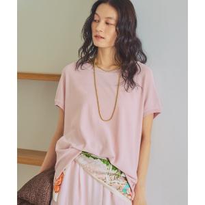 サマーニット ニット セーター 「接触冷感」Tシャツ風ニット/869675 レディース