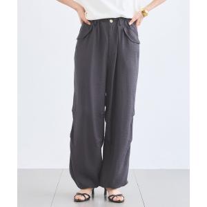 ワイドパンツ パンツ BARNYARDSTORM / フィラメントツイルカーゴパンツ / マシンウォッシャブル「JAPAN FABRIC」 レディース