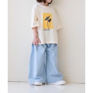 ワイドパンツ パンツ デニムイージーパンツ　683654 キッズ 子供服 男の子 女の子