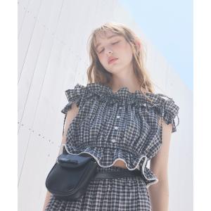 ブラウス シャツ 2WAYフリルショルダーブラウス　814970 レディース