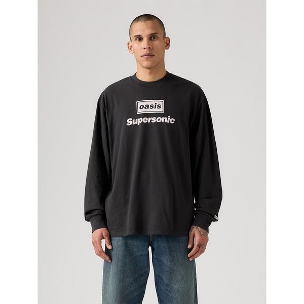 「Levi's」 長袖Tシャツ S ブラック メンズ
