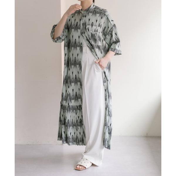 「ear PAPILLONNER」 「SUM1 STYLE」7分袖ワンピース FREE ミント レデ...