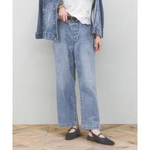 「GLOBAL WORK」 デニムパンツ LARGE ブルー レディース
