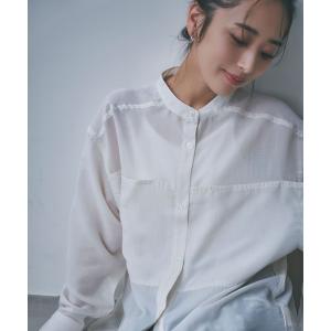 「BAYFLOW」 長袖ブラウス「ajuga.コラボ」 FREE オフホワイト レディース
