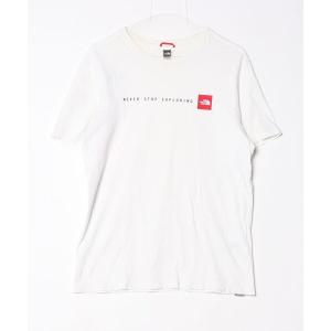 「THE NORTH FACE」 半袖Tシャツ M ホワイト メンズ