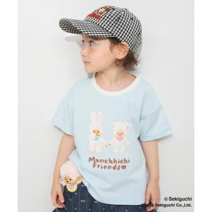 tシャツ 「 Monchhichi / モンチッチ 」 刺繍ワンポイント＆バック