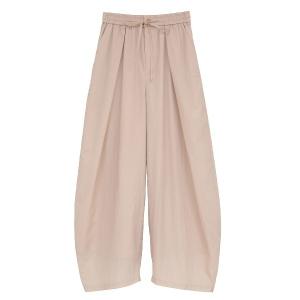 パンツ CLANE/クラネ/CRINKLED SHEER NYLON PANTS レディース