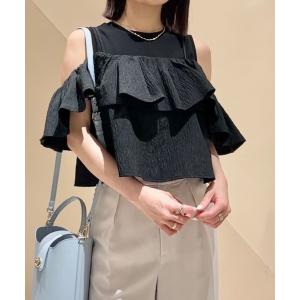 ブラウス シャツ 2wayジャガードブラウス×カットソーセット レディース