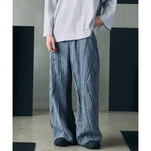 GOAT ESSENCE ワイドパンツ スラックス TUCK CURVE WIDE PANTS メンズ