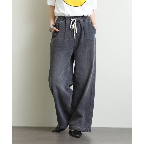 ワイドパンツ ジーンズ デニム デニムパンツ イージーデニムワイドパンツ レディース