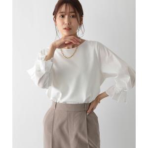 「GLOBAL WORK」 長袖カットソー MEDIUM オフホワイト レディース