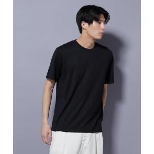 「NANO universe」 半袖Tシャツ M ブラック メンズ