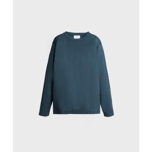 「A + TOKYO」 長袖Tシャツ 2 ダークブルー メンズ