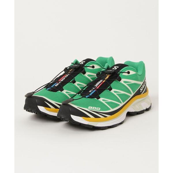 「SALOMON」 ローカットスニーカー 27cm グリーン メンズ