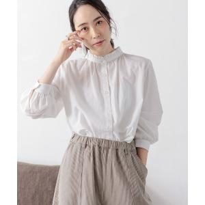 「studio CLIP」 長袖ブラウス MEDIUM オフホワイト レディース