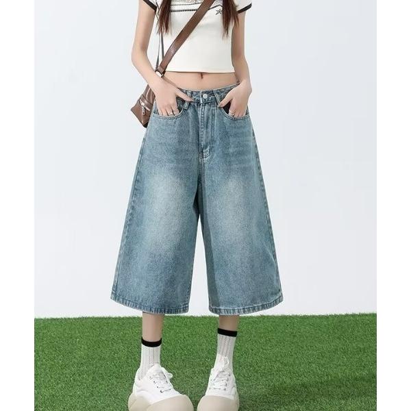 ハーフパンツ ジーンズ デニム デニムパンツ 短パン レディースハーフデニムパンツ レディース