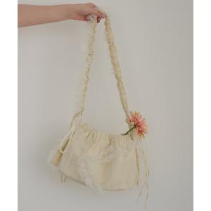 ショルダーバッグ バッグ frill design tulle bag / フリルデザインチュールバッグ レディース