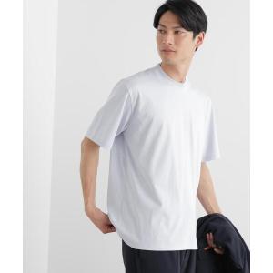 「NANO universe」 半袖Tシャツ L サックスブルー メンズ