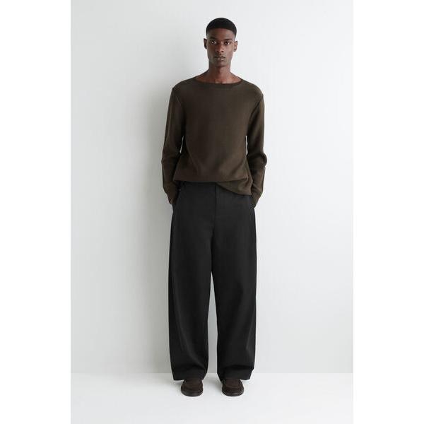 「COS」 ローファー 41 ダークブラウン メンズ