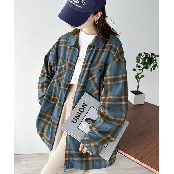 「Java」 長袖ブラウス SMALL ブルー レディース
