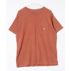 「THE NORTH FACE PURPLE LABEL」 半袖Tシャツ LARGE オレンジ メンズ