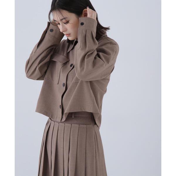 「NATURAL BEAUTY BASIC」 長袖シャツ FREE ブラウン レディース