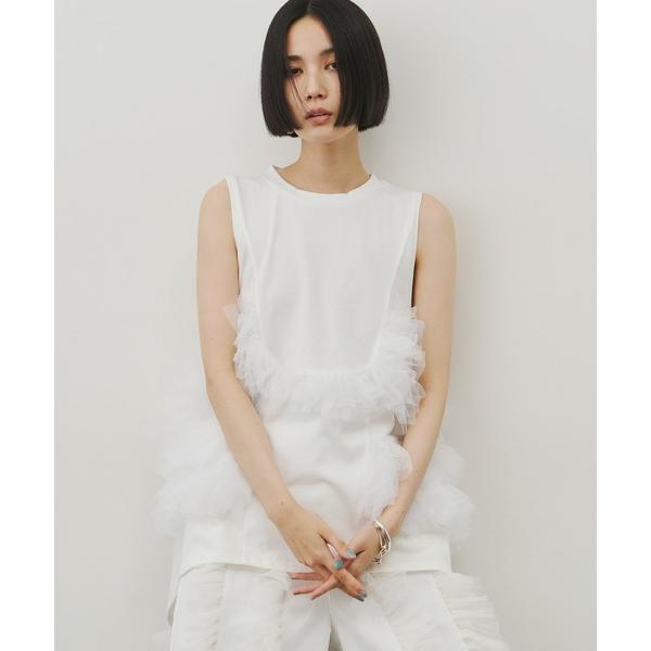 「LA BELLE ETUDE」 ノースリーブワンピース FREE ホワイト レディース