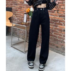 「BASQUE magenta」 デニムパンツ L ブラック レディース