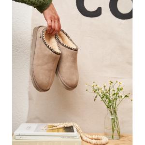 「BEARPAW」 フラットサンダル US8 グレー レディース
