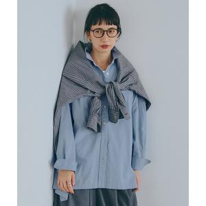 「studio CLIP」 長袖シャツ FREE ライトブルー レディース