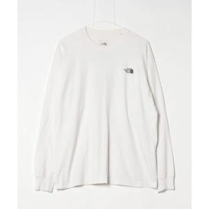 「THE NORTH FACE」 長袖Tシャツ L ホワイト メンズ